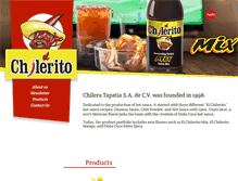 Tablet Screenshot of elchilerito.com